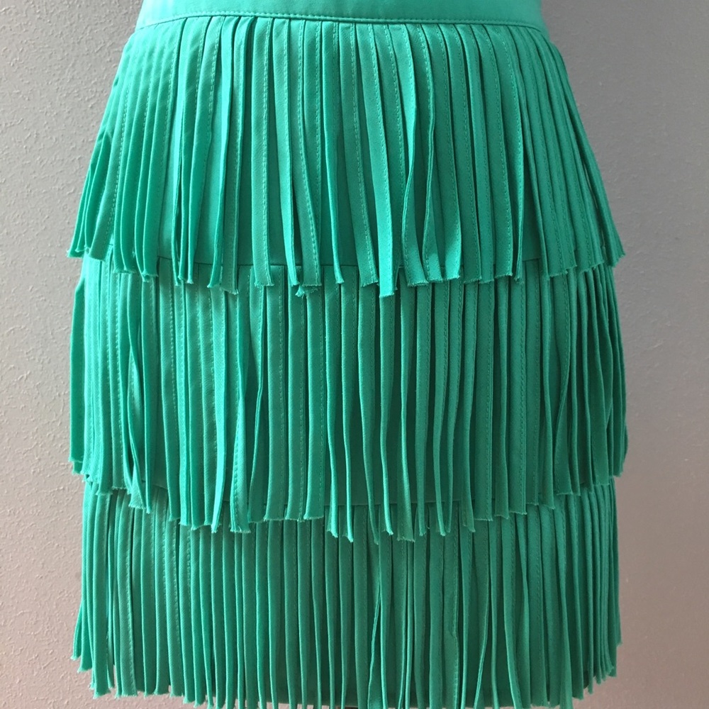 ZARA Fringe Mini Skirt - Picture 3 of 7